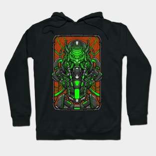 Mecha samurai oni Hoodie